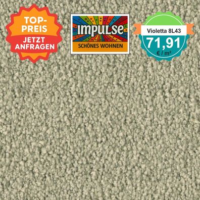 Vorwerk Violetta 8L43 Velours 400 oder 500 cm breit - versandkostenfrei ab 5 m²