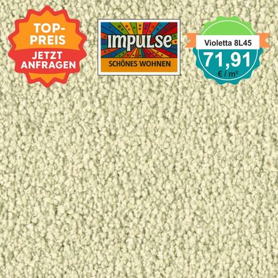 Vorwerk Violetta 8L45 Velours 400 oder 500 cm breit - versandkostenfrei ab 5 m²