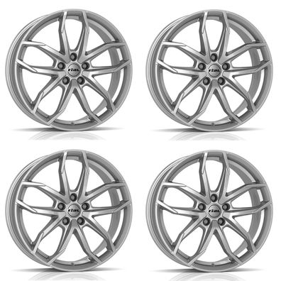 4 Rial Felgen Lucca 8.0Jx19 ET40 5x112 SIL für Volkswagen Arteon Beetle Caddy Cross