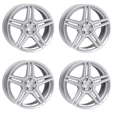 4 Rial Felgen M10 7.5Jx17 ET40 5x112 SIL für AUDI A4 A6 Q5