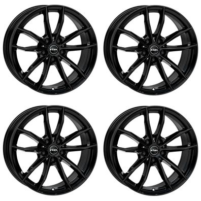 4 Rial Felgen X12 8.0Jx19 ET45 5x112 SW für Volkswagen Beetle Caddy E-Golf EOS Golf