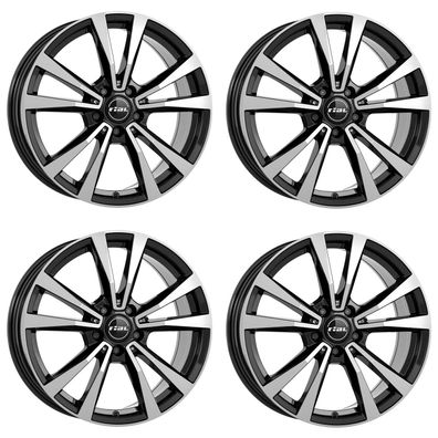 4 Rial Felgen M12 8.0Jx18 ET43 5x112 SWFP für Mercedes-benz A 45 A B C C63 CL CLA E