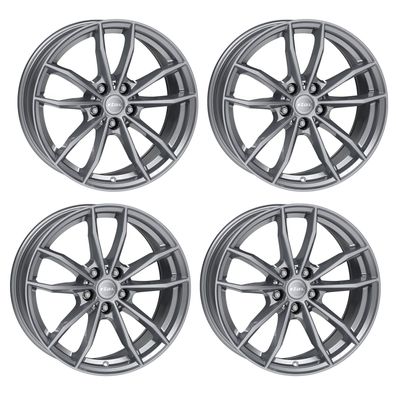 4 Rial Felgen X12 8.0Jx19 ET45 5x112 GRA für Volkswagen Beetle Caddy E-Golf EOS Golf