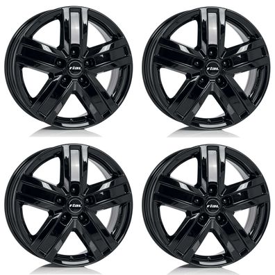 4 Rial Felgen Transporter 7.0Jx17 ET45 5x108 SW für OPEL Combo-E Grandland Zafira