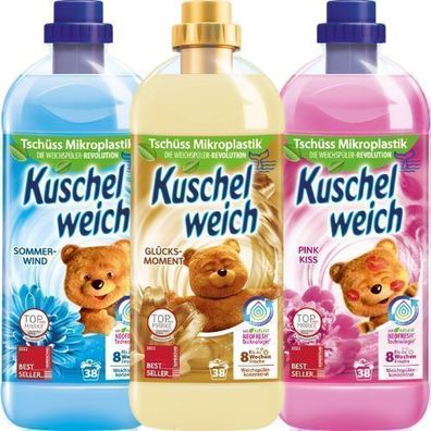 Kuschelweich 3er Set Weichspüler – Deutsche Qualität