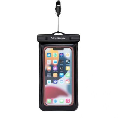 Wozinsky WWE-01 Wasserdichte Handyhülle mit Armband 0,3 mm PVC ABS Verschluss