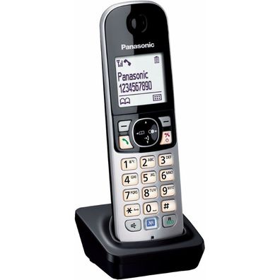 Panasonic KX-TG681EXB Zusatz-Mobilteil schwarz-silber