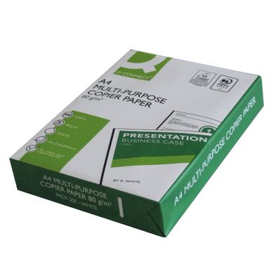 Q-Connect® KF01087 Kopierpapier ECF A4 80 g/qm 500 Blatt