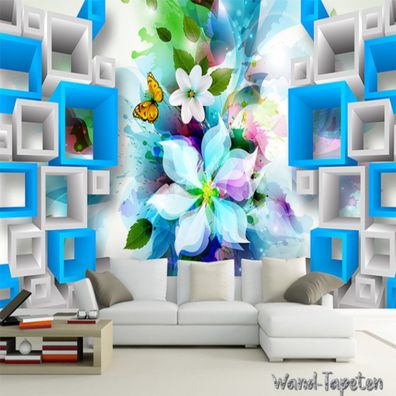 Vlies Fototapete Wandtapete Wandbilder 3D Fashion Fantasy Flower 2312