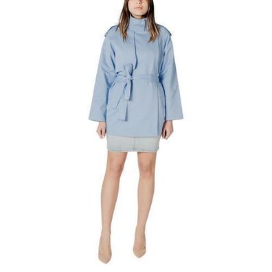 Morgan De Toi Blue Cotton Parka