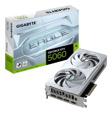 Gigabyte GeForce RTX 5060 EAGLE OC ICE 8GB Grafikkarte HDMI/DP