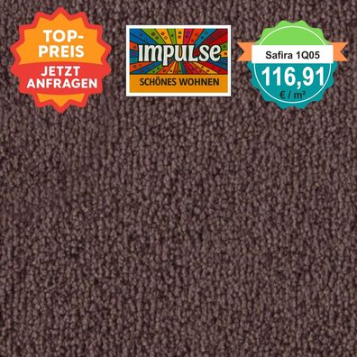 Vorwerk Safira 1Q05 Velours Teppichboden 4 m breit - versandkostenfrei ab 5 m²
