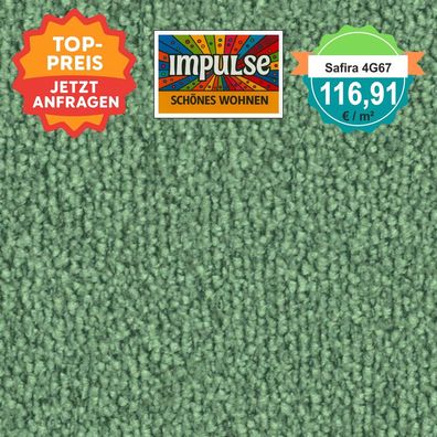 Vorwerk Safira 4G67 Velours Teppichboden 4 m breit - versandkostenfrei ab 5 m²