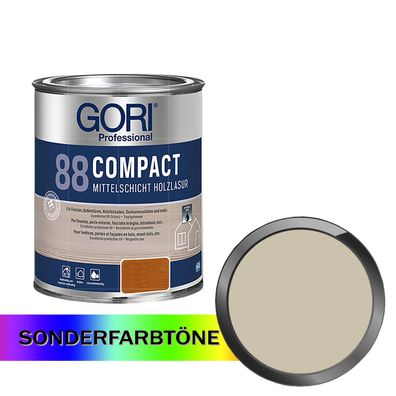 GORI 88 Compact LASUR Sonderton 5 LTR Holzlasur Mittelschichtlasur