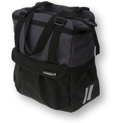 Fahrradtasche Basil Shopper XL 17 liter 32 x 16 x 37 cm - Schwarz