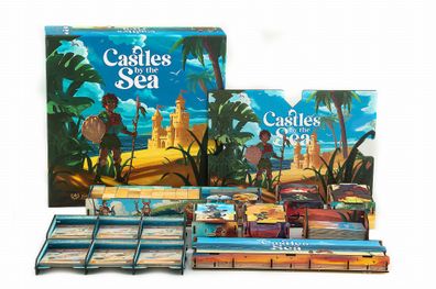 Castles by the Sea + Expansion - Deluxe Insert aus Holz (UV-Print)