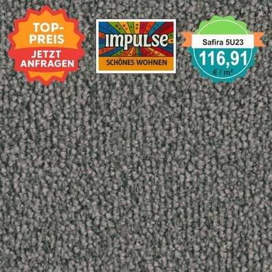 Vorwerk Safira 5U23 Velours Teppichboden 4 m breit - versandkostenfrei ab 5 m²