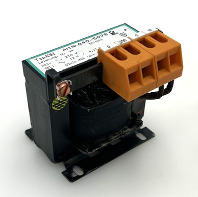 SBA Transformator Typ ESI 230 V sec 12 V 50 VA Trafo T9/520