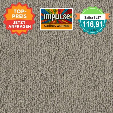 Vorwerk Safira 8L37 Velours Teppichboden 4 m breit - versandkostenfrei ab 5 m²