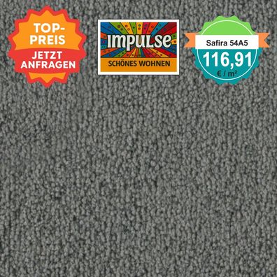 Vorwerk Safira 54A5 Velours Teppichboden 4 m breit - versandkostenfrei ab 5 m²