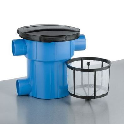 3 P Regenwasserfilter extern Gartenfilter mit Deckel