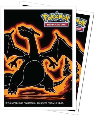 Pokemon TCG APEX 105 Héllen Neon Kanto Glurak Sleeves Kartenhéllen