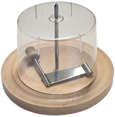 Käsehobel mit Haube für Tete de Moine Mönchskopfkäse und Choco Roulette TOP