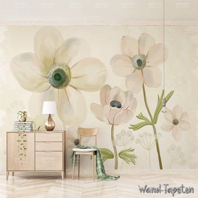 Vlies Fototapete Wandtapete Wandbilder Wunderschönes Handgemaltes Aquarell 4394