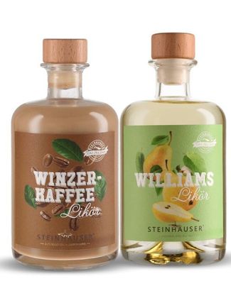 Geschenk Winzer Kaffee + Williams Likör je 0,5 L
