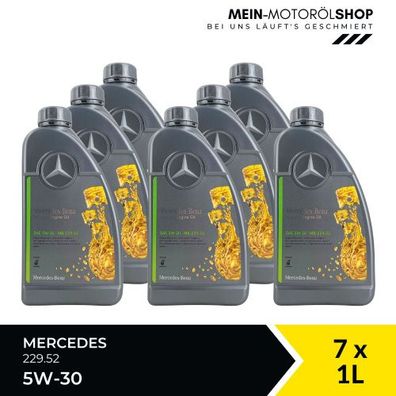 Mercedes 5W-30 229.52 7x1 Liter