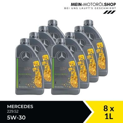 Mercedes 5W-30 229.52 8x1 Liter