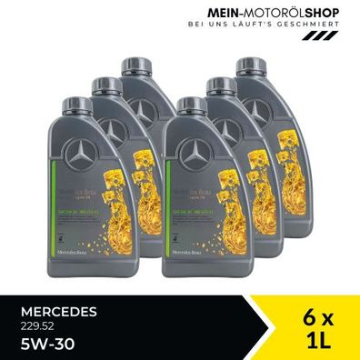 Mercedes 5W-30 229.52 6x1 Liter