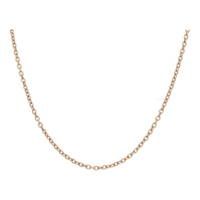 Boccia Halskette für Anhänger Anker Titan Roségold plattiert 08048-0342