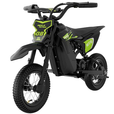 MT8 Kinder-Elektromotorrad - 12-Zoll-Reifen, 3-Gang-Schaltung, für Kinder ab 6 Jahren