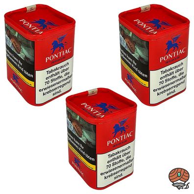 Pontiac American Blend Zigarettentabak Dose 3x 120g