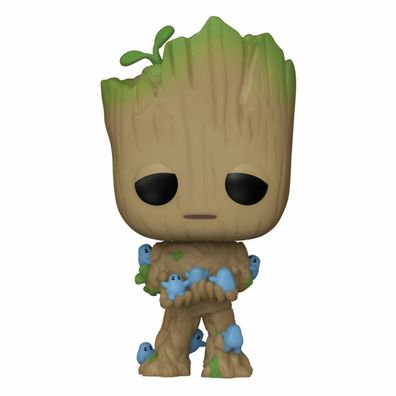 POP Figur Marvel Ich bin Groot - Groot mit Grunds