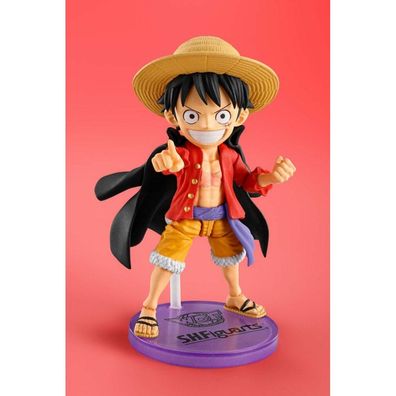 One Piece World Collactable Figures x S.H. Figuarts Actionfigur Monkey D. Luffey 8 cm