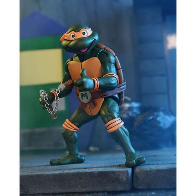 Teenage Mutant Ninja Turtles (Cartoon) Actionfigur Ultimate Michelangelo VHS 18 cm