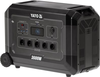 Powerstation 3600W, 3072Wh, 5x230V, 6xUSB, 2x12V Solargenarator