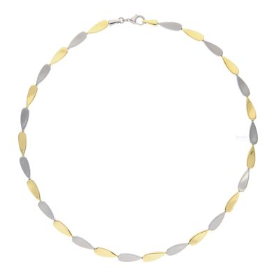 Boccia Collier 08068-02 Reintitan, Gold plattiert, bicolor