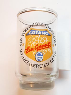 DDR Trinkglas Gotano Weinkellereien Gotha