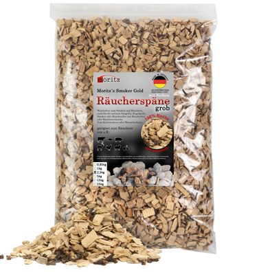 2,5kg Räucherspäne Buche mit Nelke grob 6 -12 mm Kalt-/Heißräuchern Fisch Fleisch