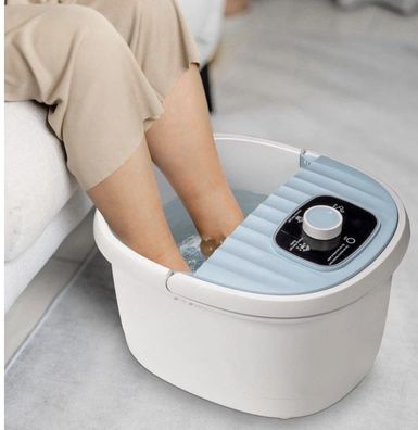 Fußbad-Massagegerät ca. 31 x 24 x 37cm Heizfunktion Rollen Bubble Massage Füße