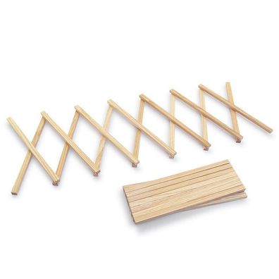 Untersetzer/ Topfuntersetzer L in Esche ausziehbar bis 80 cm