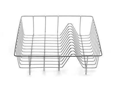 WEIS Edelstahl Spülkorb Geschirrkorb 33x33 cm Abtropfgitter Geschirrablage 10303