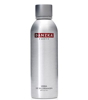 Danzka Forty Vodka (40 % vol, 0,7 Liter)