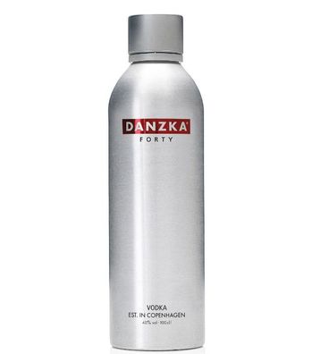 Danzka Forty Vodka (40 % vol, 1 Liter)