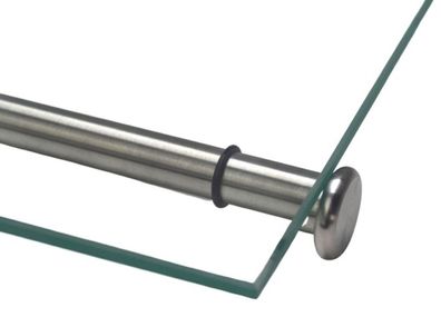 Regalbodenträger 25,5cm Edelstahl Ø 12mm Regalbodenhalter Glas Regalhalter Stick