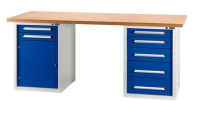 Werkbank stationär Wrkbank-sta-basic-wus2/t7-fix-2000mm