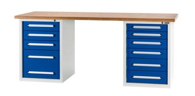 Werkbank stationär Wrkbank-sta-basic-wus2/10-fix-2000mm